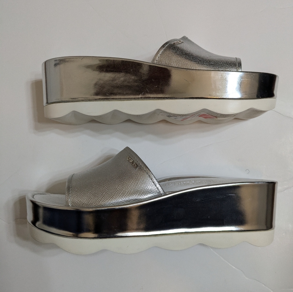 Prada Leather Slides